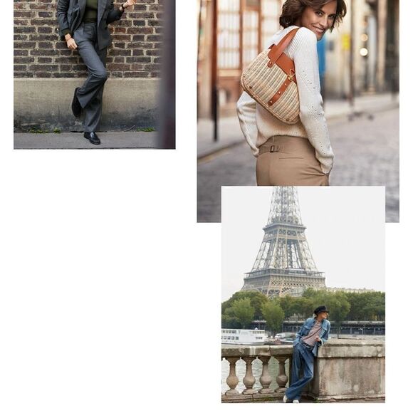 INES DE LA FRESSANGE Large Cotton Denim Long Sleeve Floral Back - Picture 3 of 14